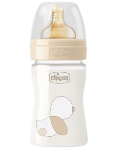 Бутылочка с широким горлом Original Touch с рождения 150 мл цвет бежевый Chicco