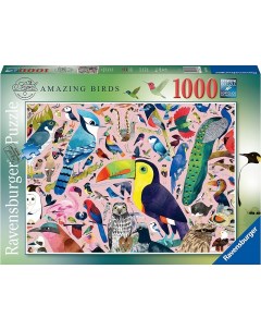 Пазл 1000 Удивительные птицы Мэтта Сьюэлла арт 16769 Ravensburger