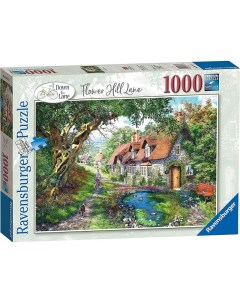 Пазл 1000 Вниз по улице Флауэр Хилл Лейн арт 16777 Ravensburger