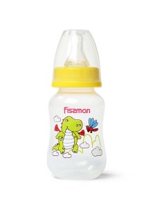 Бутылочка для кормления желтая 125 мл Fissman