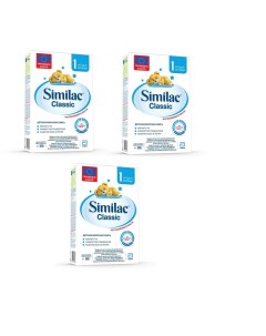 Смесь Классик 1 с 0 месяцев 300 грамм 3 шт Similac