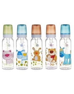 Бутылочка CANPOL тритановая коллекция Забавные животные с соской 250 мл в ассортименте Canpol babies