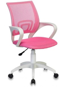 Кресло CH W696 на колесиках сетка ткань розовый ch w696 pink Бюрократ