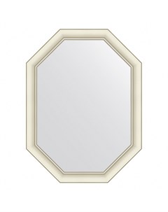 Зеркало в раме 61x81см BY 7435 белый с серебром Evoform