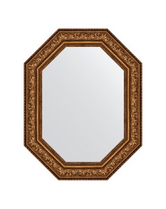 Зеркало в раме 70x90см BY 7259 виньетка состаренная бронза Evoform