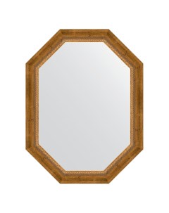 Зеркало в раме 63x83см BY 7115 состаренная бронза с плетением Evoform