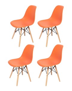 Комплект стульев 4 шт SC 001 оранжевый La room