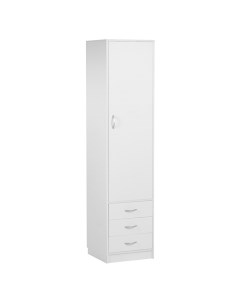 Шкаф однодверный 500х500х2100 Белый Клик мебель