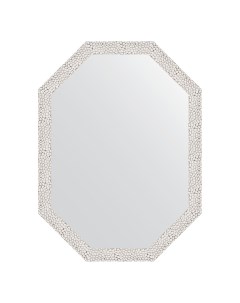 Зеркало в раме 58x78см BY 7003 чеканка белая Evoform