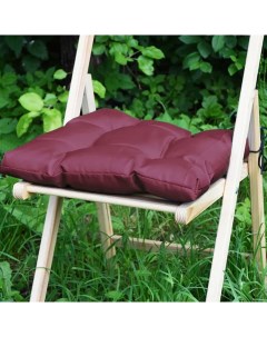 Подушка сидушка на стул Бета 40х40 чехол оксфорд наполнитель файбер Smart textile