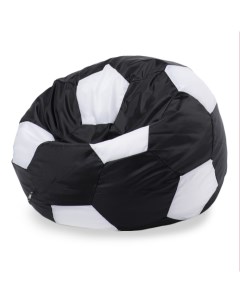 Кресло мешок Мяч XXL 105x105 оксфорд Черный и белый Пуффбери