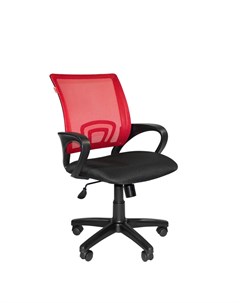 Кресло VT_EChair 304 ткань черн TW11 сетка красн DW69 пласт Easy chair