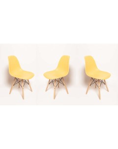 Комплект стульев 3 шт SC 001 желтый бежевый La room