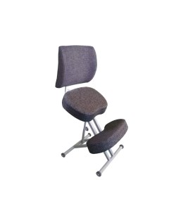 Эргономичный коленный стул Олимп цвет Благородный антрацит Takasima