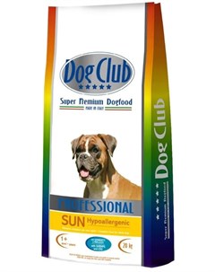 Сухой корм для собак Sun рыбная основа гипоаллергенный 20кг Dog club