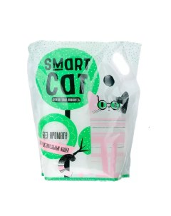Впитывающий наполнитель силикагелевый без запаха 4 шт по 4 37 кг Smart cat