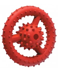 Игрушка для собак Кольцо руль со звоном каучуковое 12 см Nobrand