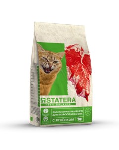 Сухой корм для кошек с ягненком 4шт по 800г Statera