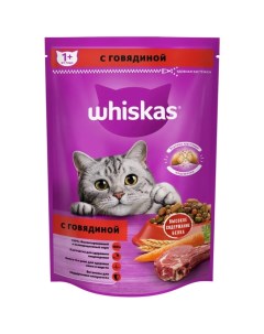 Сухой корм для кошек подушечки с говядиной 350 г Whiskas
