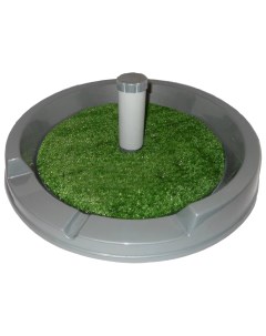 Туалет для собак NO круг D 500 мм искусственная трава Nobrand