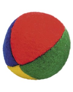 Игрушка для кошек Мяч с кошачьей мятой цветной 4 см Nobrand