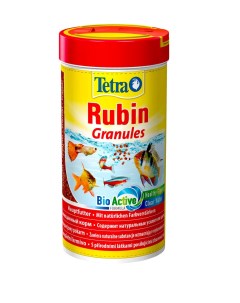 Корм гранулы для рыб RUBIN GRANULES для усиления окраски 250 мл х 2 шт Tetra