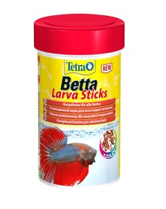 BETTA LARVASTICKS корм для петушков и других лабиринтовых рыб 100 мл х 2 шт Tetra