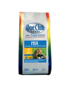 Сухой корм для собак Mix курица 12 кг Dog club