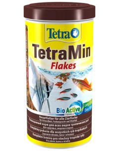 Корм для рыб min Flakes для всех видов рыб хлопья 1 л 4 шт Tetra