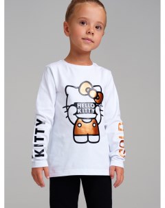 Фуфайка трикотажная для девочек футболка с длинными рукавами Playtoday kids