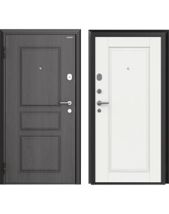 Дверь входная металлическая Премиум New 88x205 см левая белый Doorhan