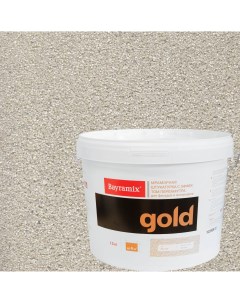 Штукатурка декоративная мраморная Gold Mineral GR 102 15 кг цвет белый перламутр Bayramix