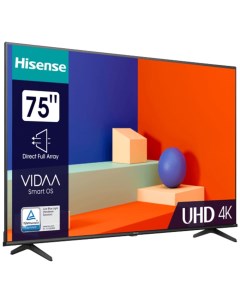 Телевизор 75 75A6K 4K Ultra HD 3840x2160 Smart TV черный Hisense