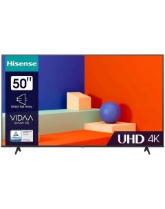 Телевизор 50 50A6K 4K Ultra HD 3840x2160 Smart TV черный Hisense