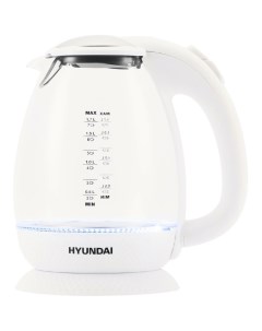 Чайник HYK G3805 белый прозрачный Hyundai