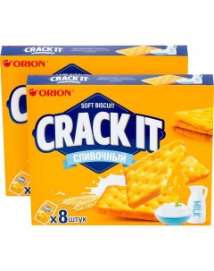 Печенье Orion Crack It Creamy затяжное 160г упаковка 2 шт Орион интернейшнл евро