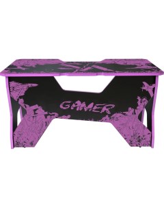 Компьютерный стол Gamer2 VS NP чёрно фиолетовый Generic comfort