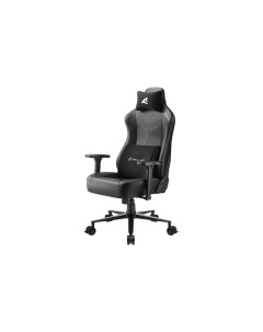 Компьютерное кресло Skiller SGS30 чёрно белое SGS30 BK WH Sharkoon