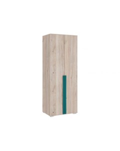 Распашной шкаф Лайк 210 50 см Прямые Зеленый 80 см Мебельсон