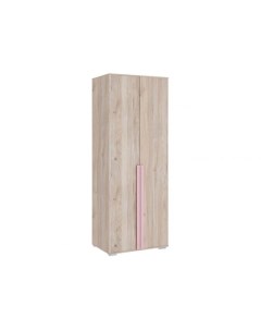 Распашной шкаф Лайк 210 50 см Прямые Розовый 80 см Мебельсон
