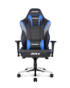 Кресло игровое MAX черный синий AK MAX BLUE Akracing