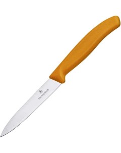 Нож кухонный для чистки овощей и фруктов Swiss Classic лезвие 8 см 6 7606 L119 Victorinox
