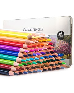 Набор цветных карандашей круглые 72 шт заточенные 6568 Deli
