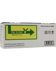 Картридж лазерный TK 5150Y 1T02NSANL0 желтый 10000 страниц оригинальный для ECOSYS P6035cdn ECOSYS M Kyocera