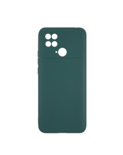 Накладка силикон Case для Xiaomi Poco C40 с защитой камеры и подложкой зеленый Ibox