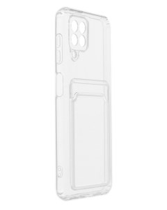 Чехол для Samsung Galaxy M22 Crystal с кардхолдером Silicone Transparent УТ000028552 Ibox