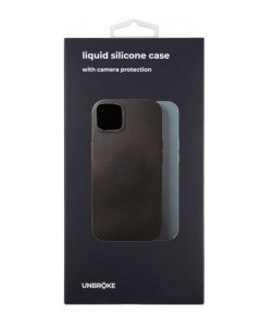 Накладка liquid silicone case для Xiaomi Redmi Note 11s 5G черная Unbroke