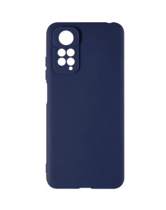 Накладка силикон Case для Xiaomi Redmi Note 11s с защитой камеры и подложкой синий Ibox