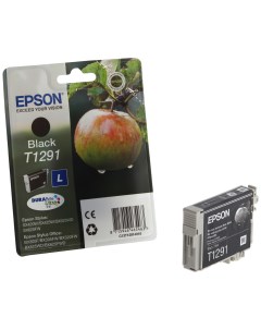 Картридж для струйного принтера T1291 C13T12914012 черный оригинал Epson