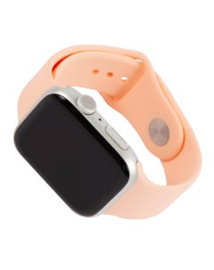 Ремешок силиконовый MB для Apple watch 42 44 mm S3 S4 S5 SE S6 грейпфрут УТ000027907 Mobility
